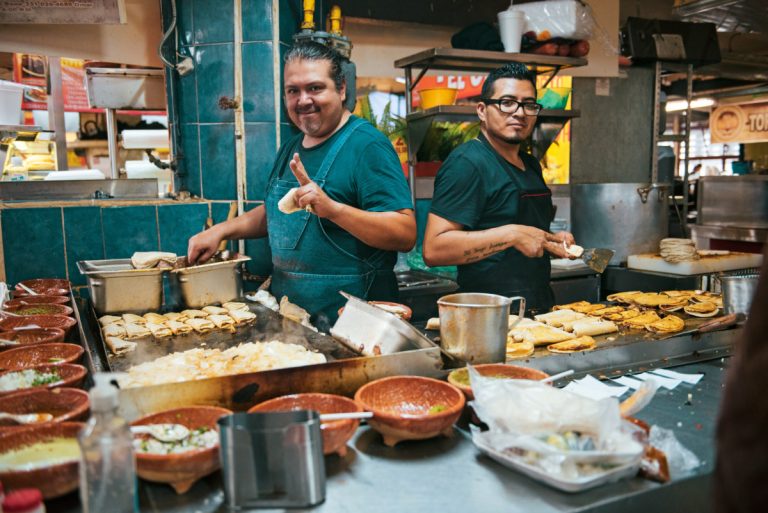 Street Food Vendors In Mexico City