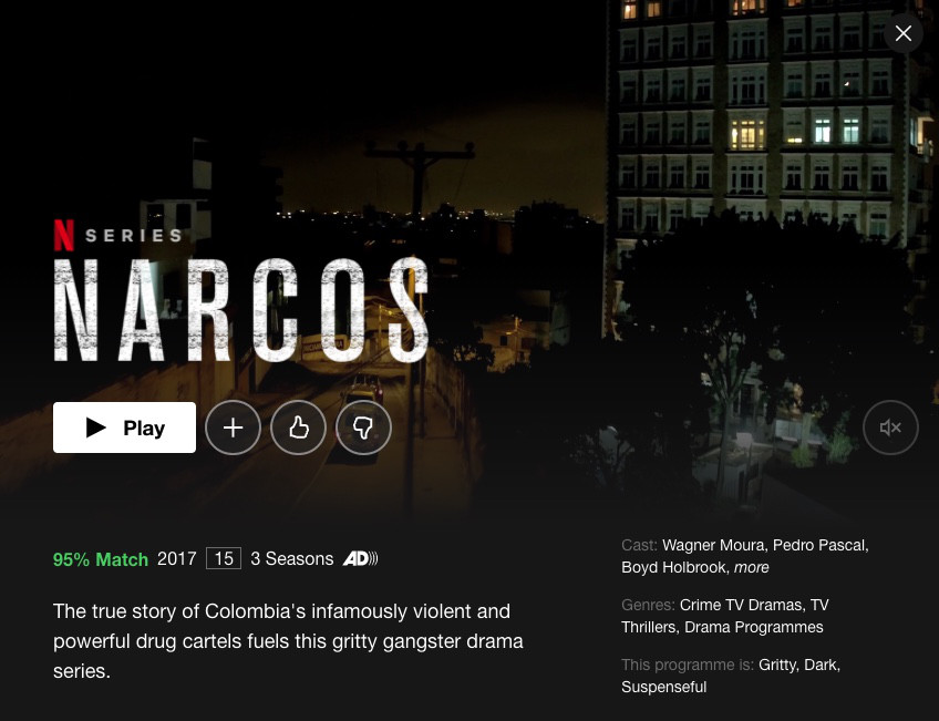Narcos Netflix Colombia